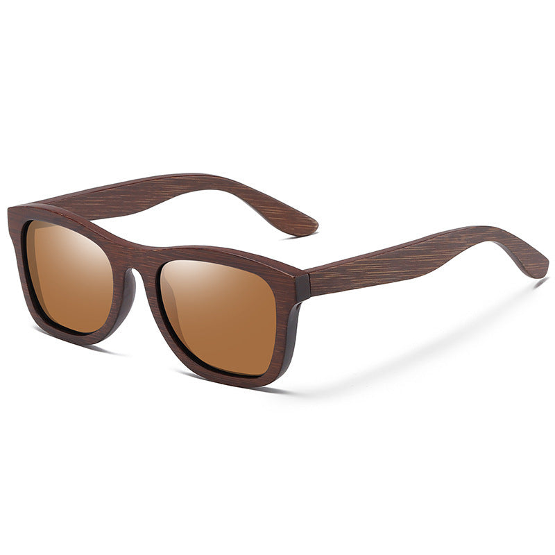 Dark Bamboo Sunglasses - Case Included