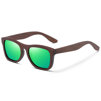 Dark Bamboo Sunglasses - Case Included