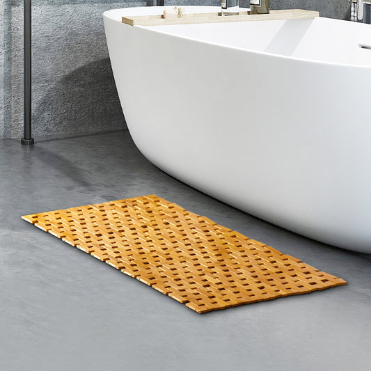 Bamboo Ground Mat for Bathroom or Kitchen - Non-Slip