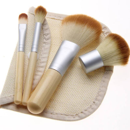 Bamboo Handle Makeup Brushes