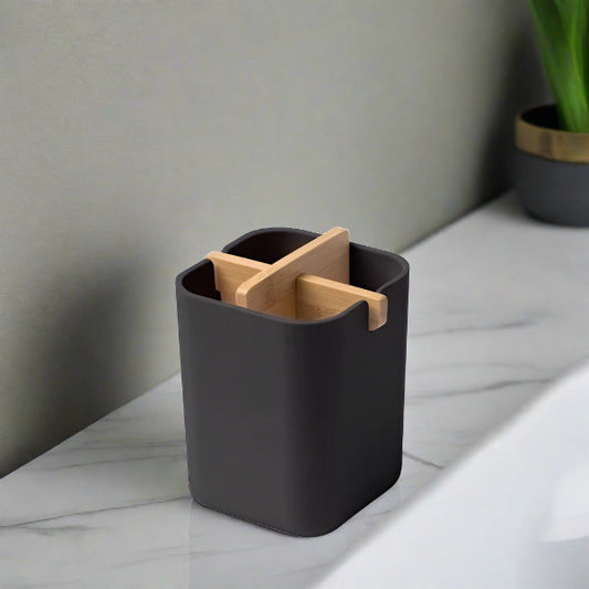 Bamboo Fibre Toothbrush Holder