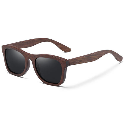 Dark Bamboo Sunglasses - Case Included